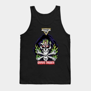 The Skull of Red Tank Top